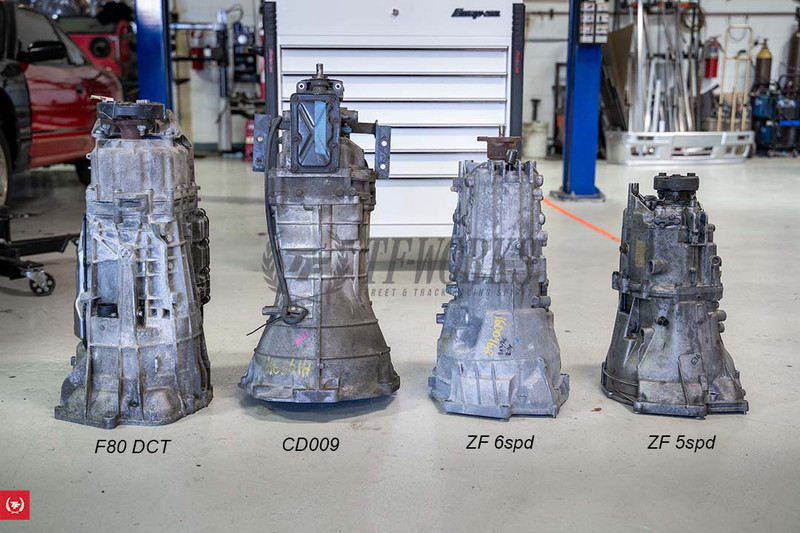 Transmission Comparison - DCT / CD009 / ZF 5spd / ZF 6spd