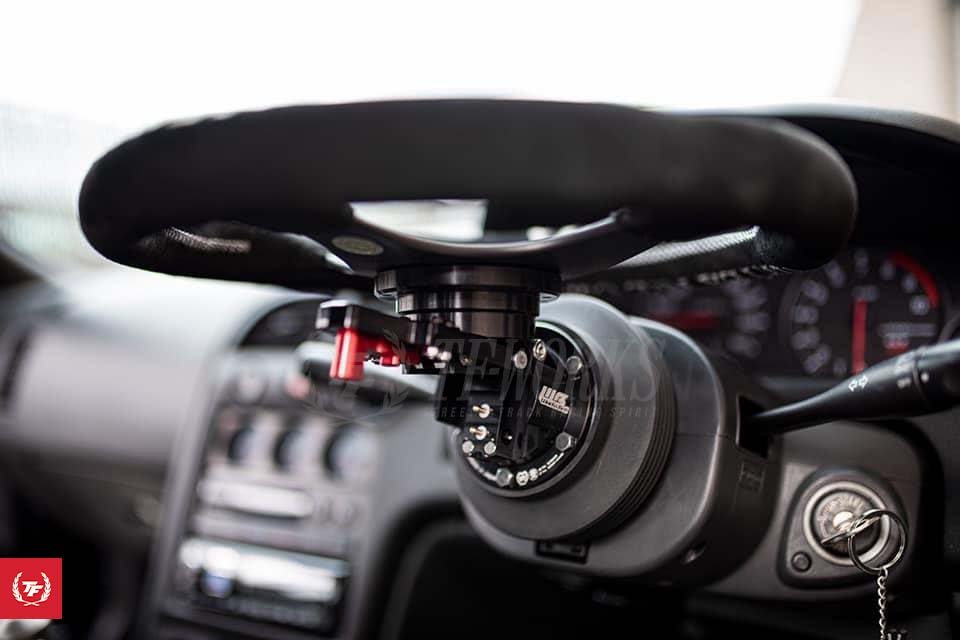 Works Bell Rapfix GTC Pop-up Flip-up Steering System - Black