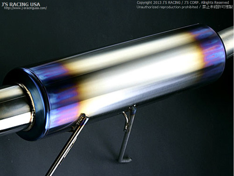 J's Racing Titanium Exhaust FX-PRO 70RS - Honda S2000 AP1 AP2