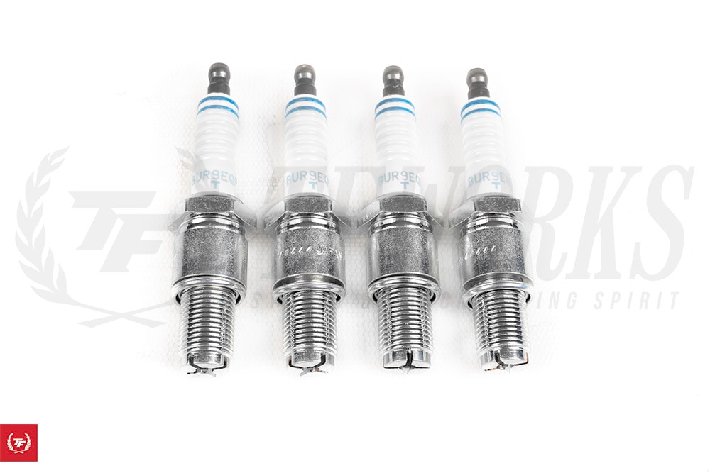 NGK BUR9EQP Platinum Spark Plug RX-7 FC3S FD3S Upper Trailing (4 