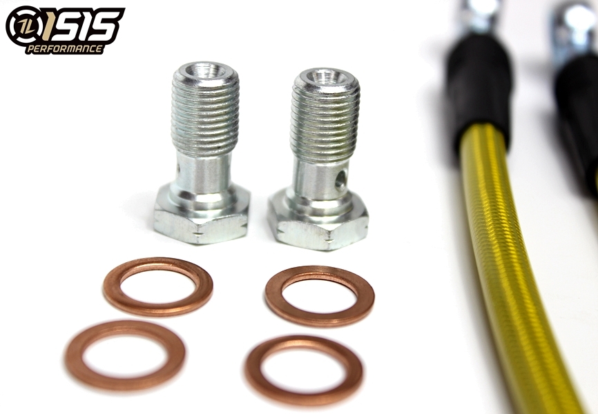 ISR Performance Stainless Steel Brake Lines Front 240SX S13/S14 OE