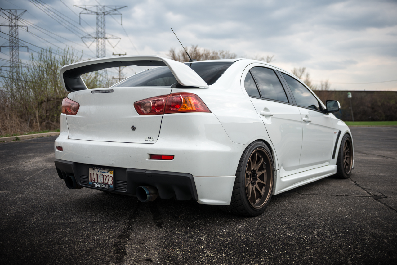 ***SOLD*** 2008 White Mitsubishi Lancer Evolution X GSR with SSS