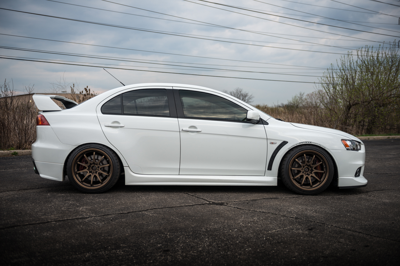 ***SOLD*** 2008 White Mitsubishi Lancer Evolution X GSR with SSS