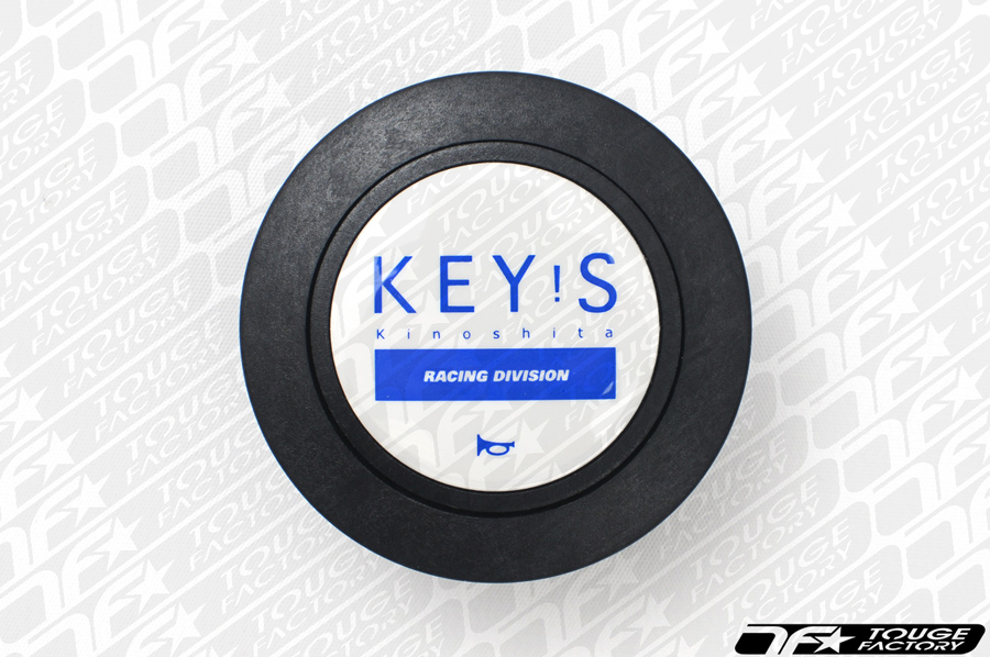 KEY'S RACING Flat Type Steering Wheel (350mm/Leather)