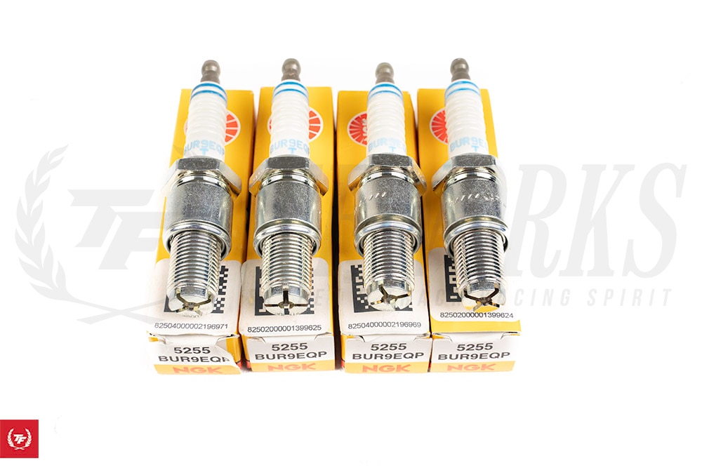 NGK BUR7EQP Platinum Spark Plug (Leading) 13b 8695 Mazda RX7 (4Plugs)