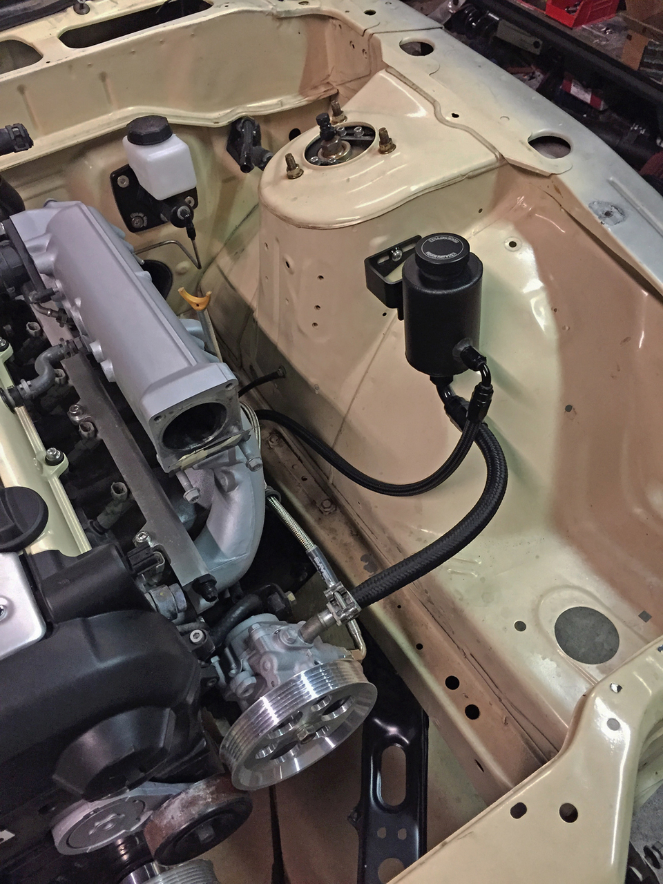 Chase Bays High Pressure Power Steering Hose Nissan 240sx S13 / S14 w