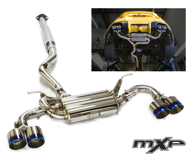 MXP Performance Quad Tip Cat Back Exhaust - FR-S & BRZ w/ TRD Rear