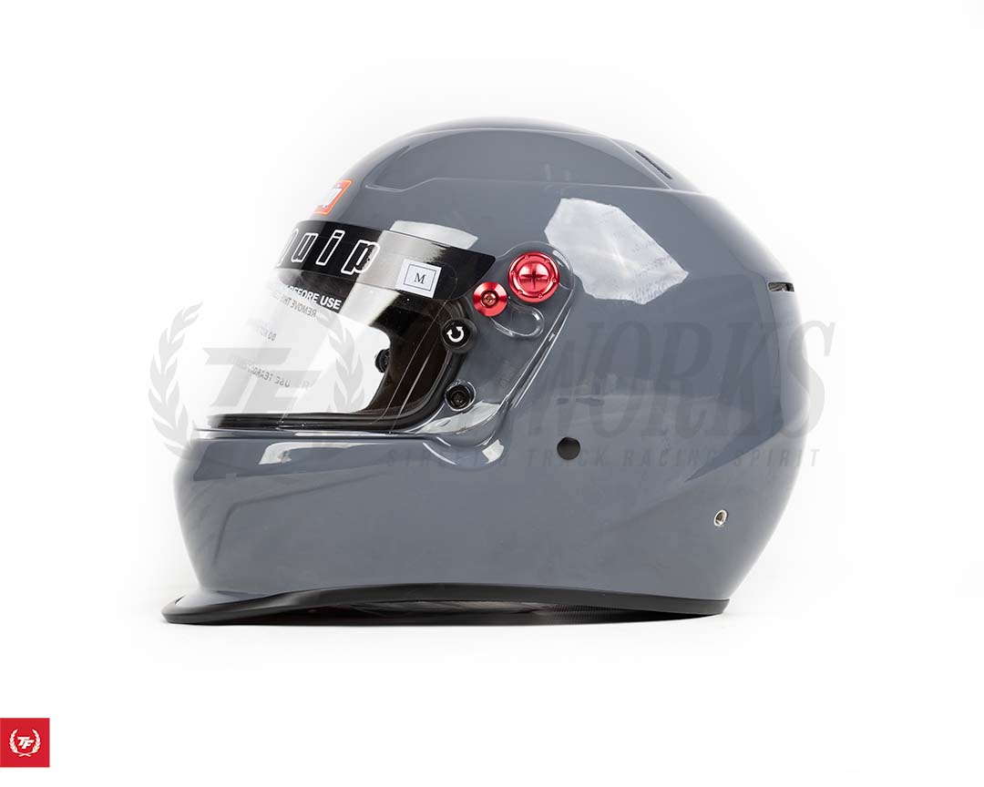 RaceQuip PRO20 Snell SA2020 Full Face Helmet GLOSS STEEL