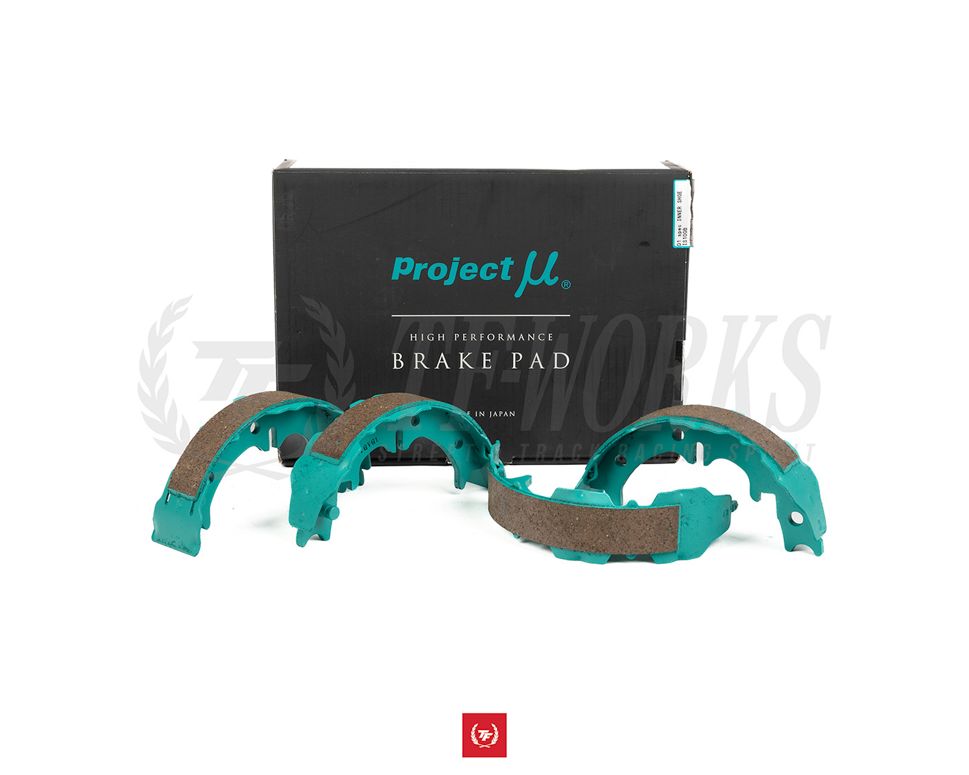 Project μ D1 spec INNER SHOE IS100A Project Mu D1 Spec Rear E-Brake Shoes for Scion FRS & Subaru