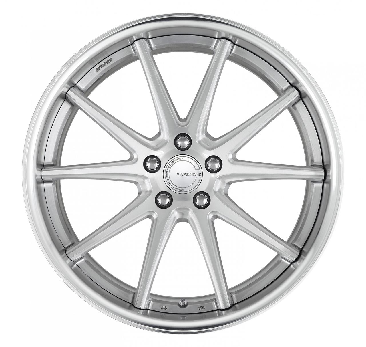 WORK 送料無料 ワーク GNOSIS CVF STEP RIM ミドルコンケイブ STANDARD Adisk 8.5J-22 +26～－8 5H-120 【2本セット 新品】