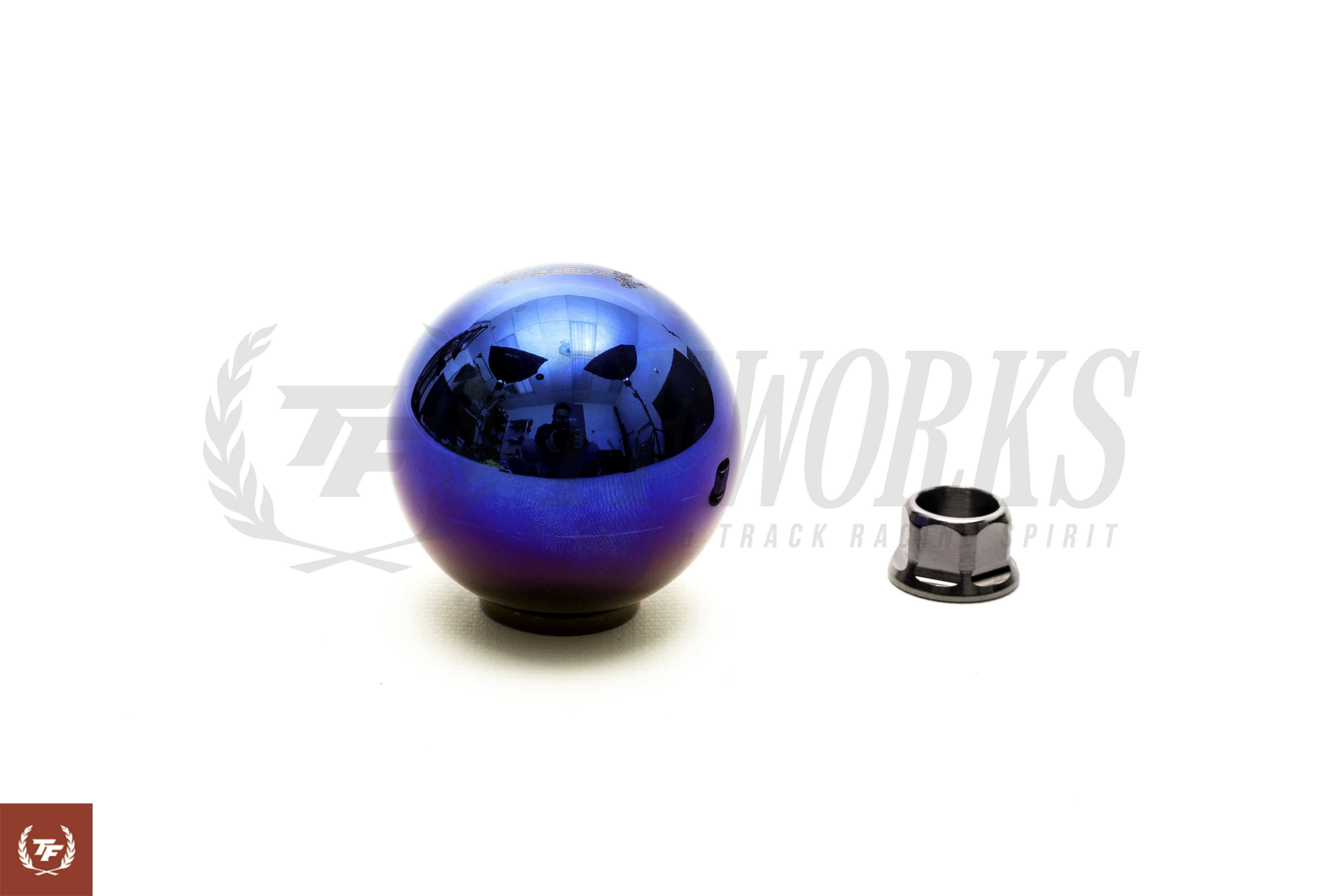 J's Racing Blue Titanium Ball Shift Knob - FK8 Type R