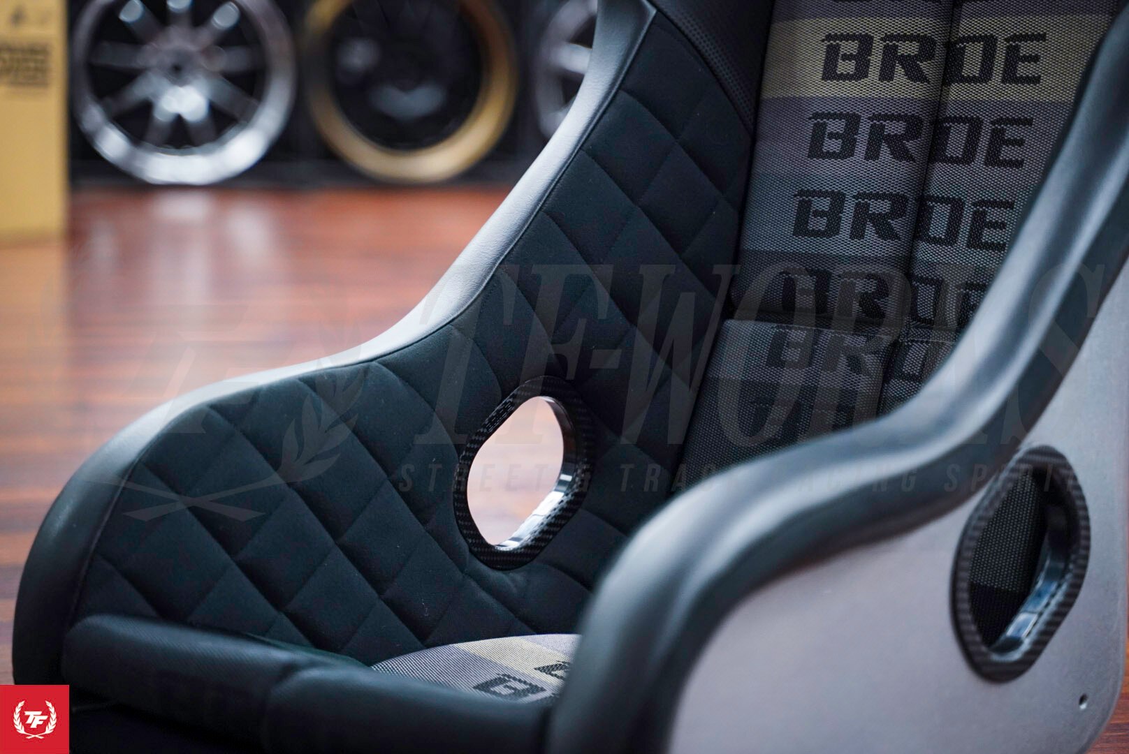 Bride Xero CS Racing Bucket Seat - Black Gradation with FRP Shell
