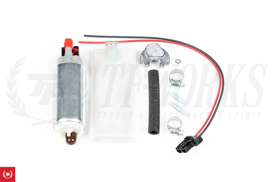 Walbro 255LPH In Tank Fuel Pump with Install Kit for Nissan 240sx