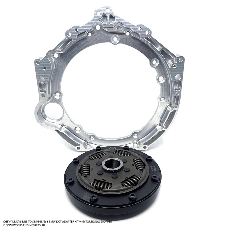 DomiWorks Chevy LSx to S55 / S65 DCT Transmission Adapter Kit
