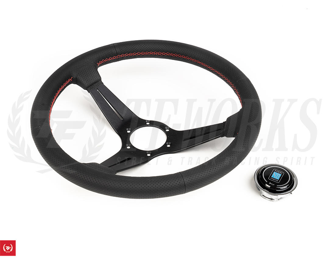 通販在庫あNARDI STEERING WHEEL BLACK SUEDE 330MM パーツ