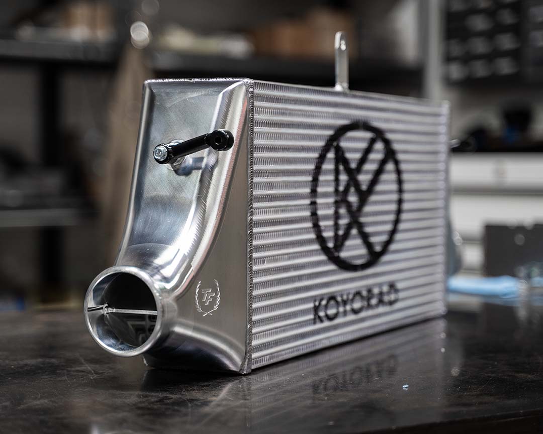 Koyo 4.0" Intercooler with TFWorks Billet Aluminum End Tanks
