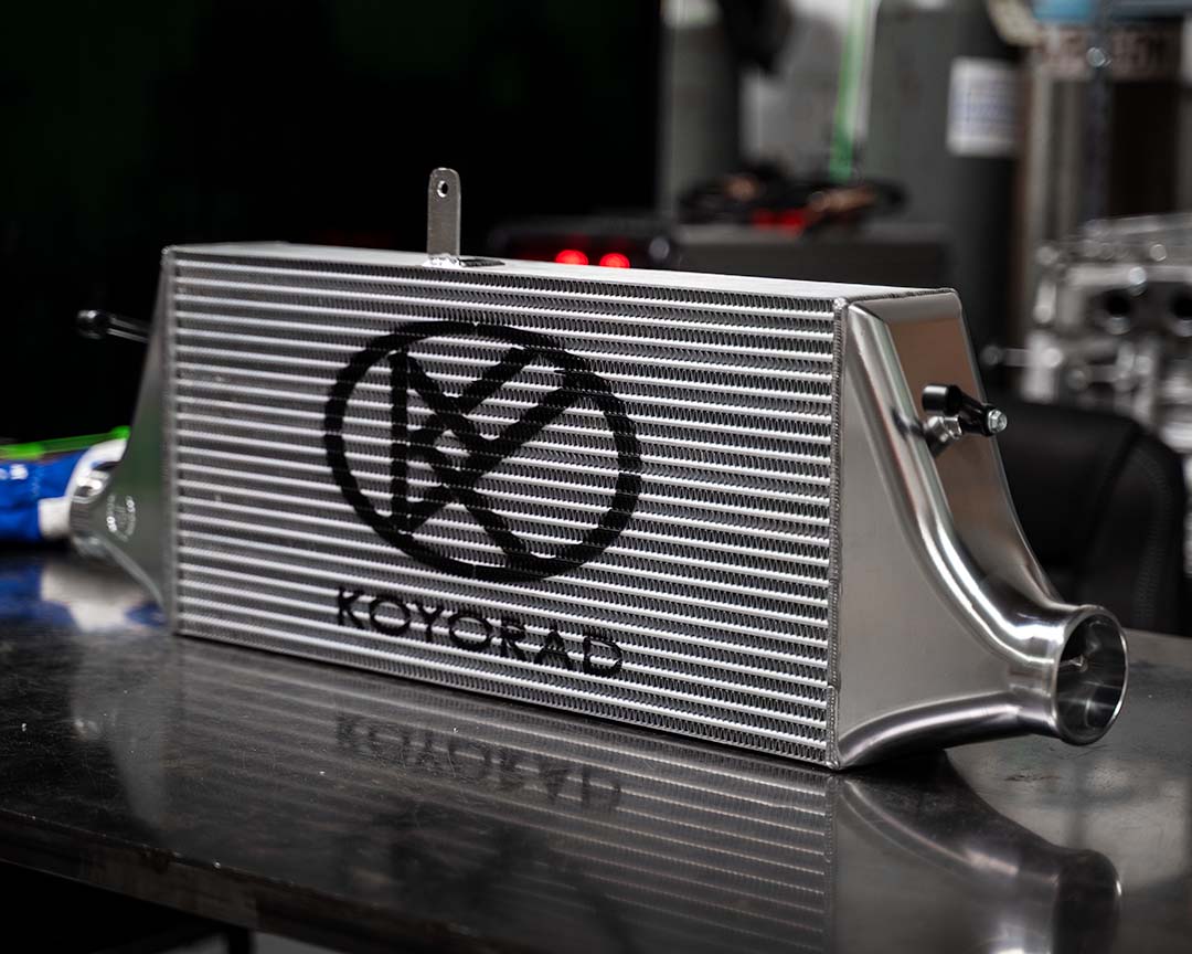 Koyo 4.0" Intercooler with TFWorks Billet Aluminum End Tanks