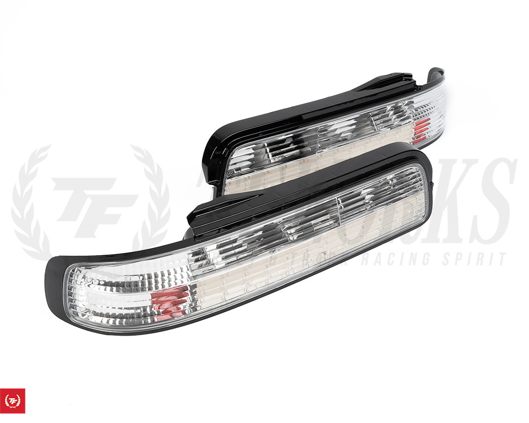 Circuit Sports Crystal Clear Tail Lights for 240sx S13 Coupe - LED