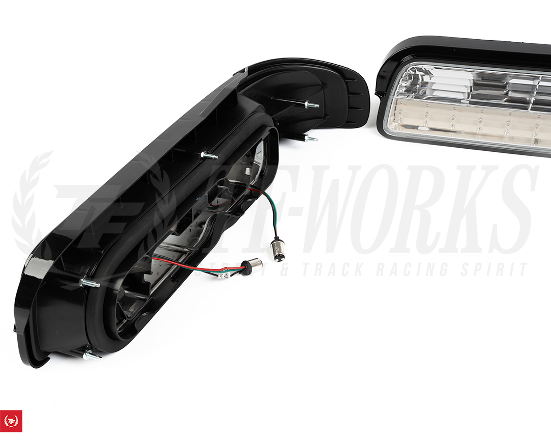 Circuit Sports Crystal Clear Tail Lights for 240sx S13 Coupe - LED