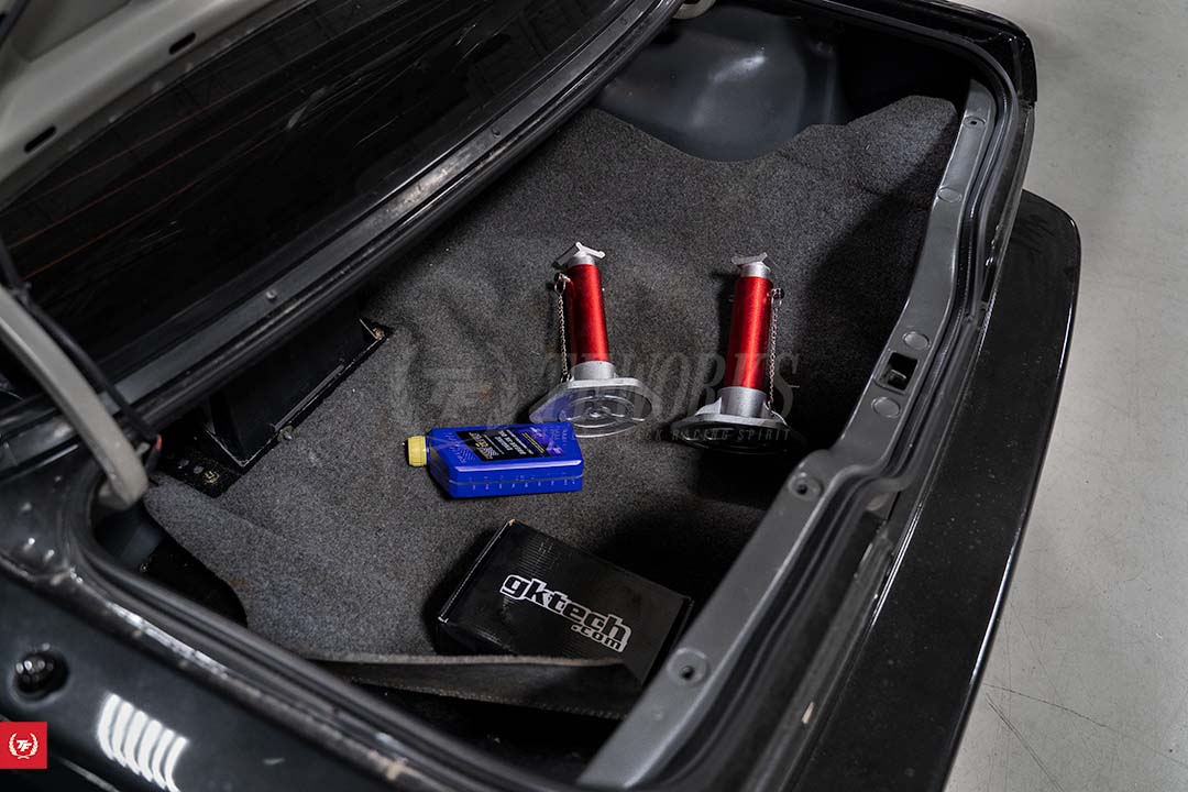 TF Nissan 240sx S13 / 180sx Aluminum Spare Tire Trunk Cover