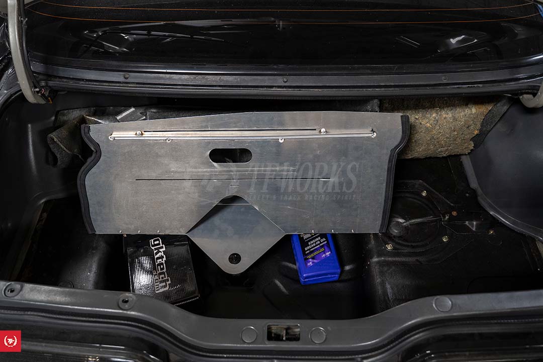 TF Nissan 240sx S13 / 180sx Aluminum Spare Tire Trunk Cover
