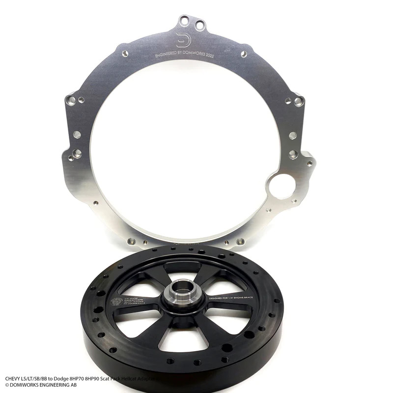 Domiworks Chevy LS / LT / SB / BB to 8HP70 N63 Adapter Kit