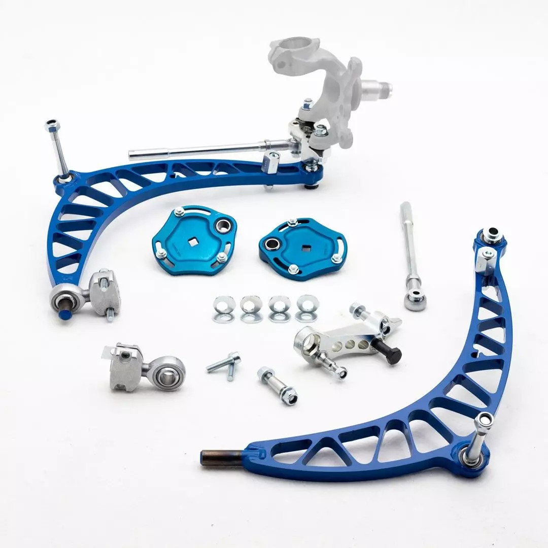 Wisefab - Front Long Trail Drift Angle Lock Kit V2 - BMW E46