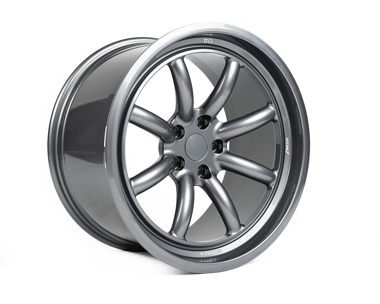 TF-C1 Forged Wheels - Set of 4 (GunMetal 19x9.5 +12 / 19x10.5 +21 