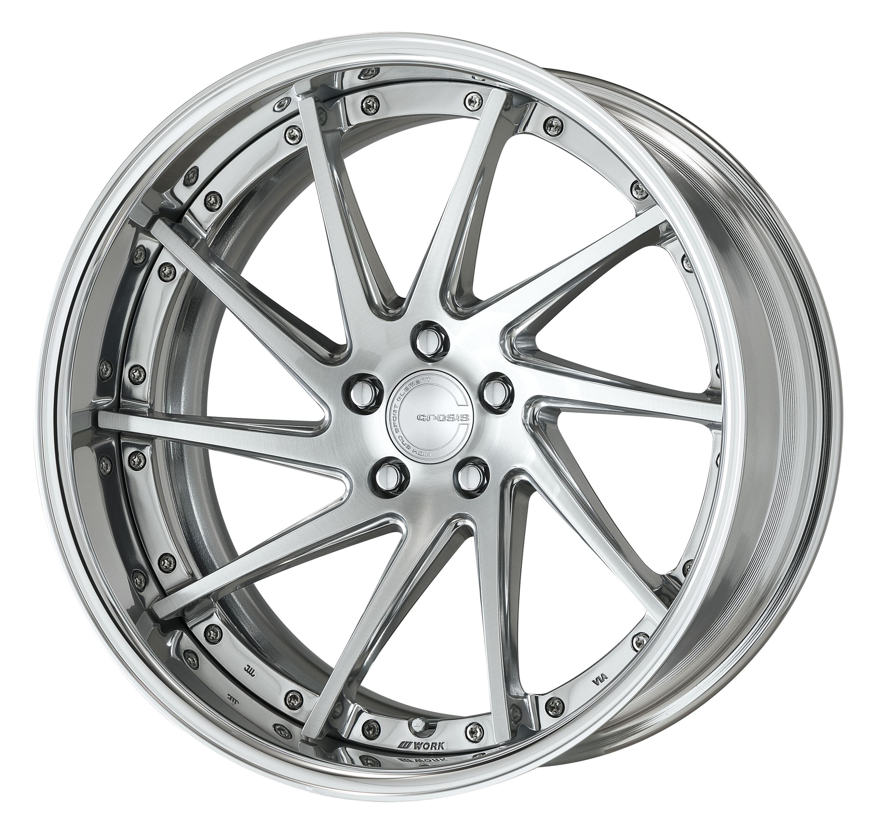 WORK 送料無料 ワーク GNOSIS CVS STEP RIM ミドルコンケイブ DEEP RIM Odisk 10J-22 +57～－15 5H-112 【1本単品 新品】