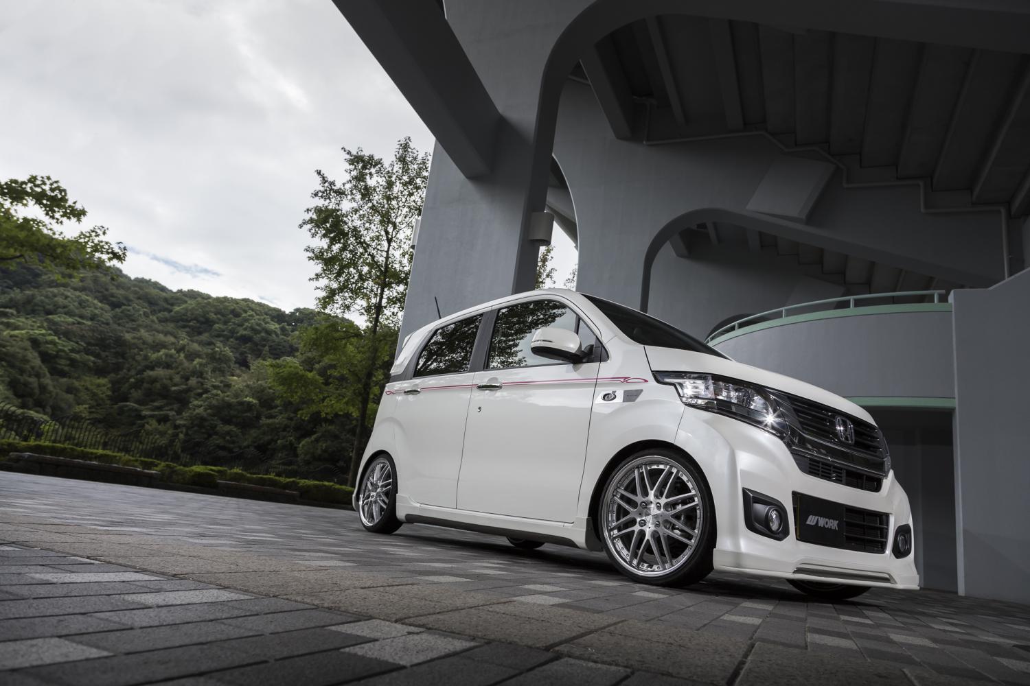 WORK RIZAL TADO 16インチ　NBOX Work Rizaltado Spoke 2 4x100 16x5.5+12 A Disk Matte Black