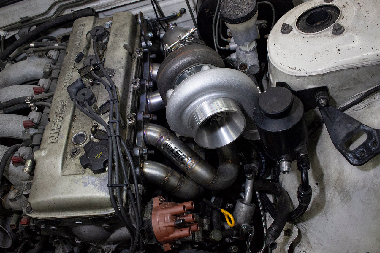 ISR Performance RamHorn Top Mount Manifold MVS SCH10 Nissan KA24DE