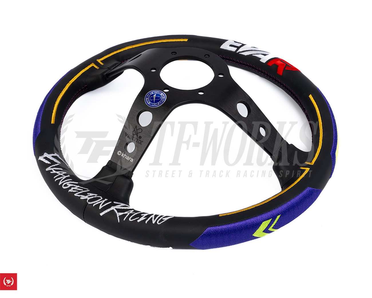 Vertex x Evangelion Racing Collaboration Steering Wheel - Touge