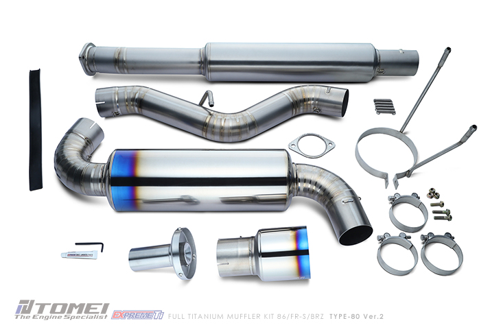 Tomei - FULL TITANIUM MUFFLER KIT EXPREM Ti 86/FR-S/BRZ TYPE