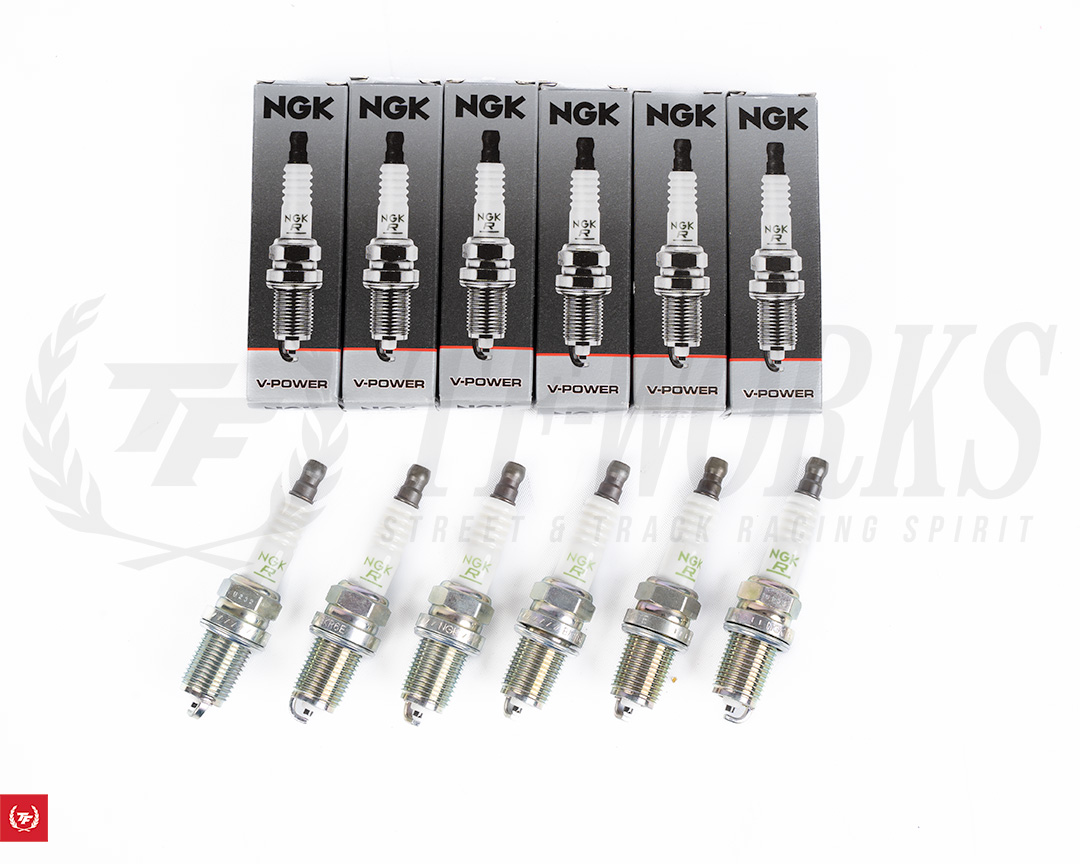RB26DETT NGK BKR7E Spark Plugs - (Set of 6) - Touge Factory