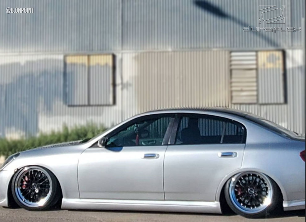 2003-2004 Infiniti G Sedan G35 Duraflex GT Competition Side Skirts