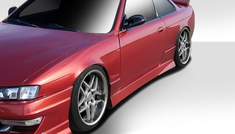 1995-1998 Nissan 240SX S14 Duraflex Type U Side Skirts