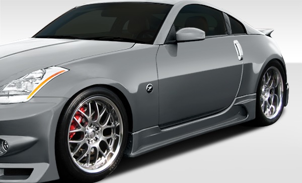 2003-2008 Nissan 350Z Z33 Duraflex J-Spec Side Skirts Rocker