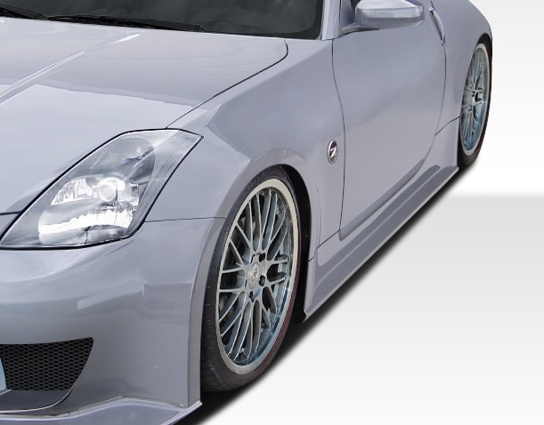 2003-2008 Nissan 350Z Z33 Duraflex J-Spec 2 Side Skirts Rocker