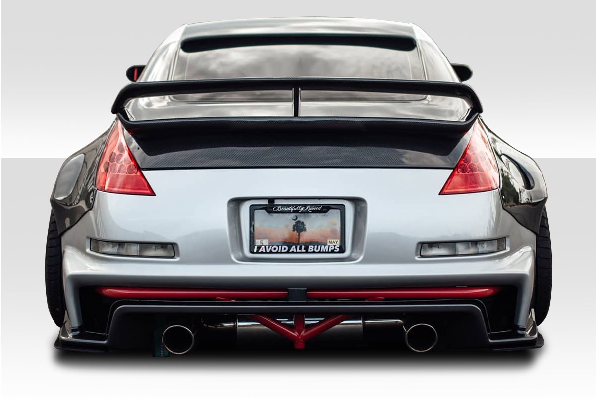 フォースブライトドロー　WINNER 3枚 2003-2008 Nissan 350Z Z33 2DR Coupe Duraflex N-3 Trunk Wing