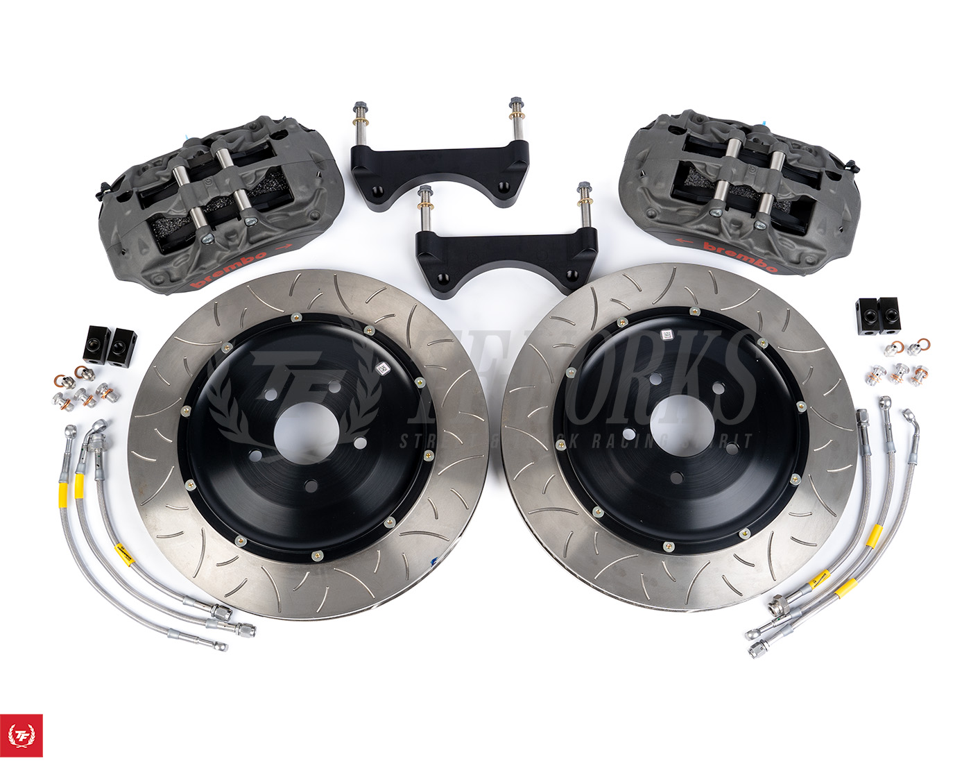 パーツ brembo Brembo Pista 6-Pistong Big Brake Kit for Nissan RZ34 Z