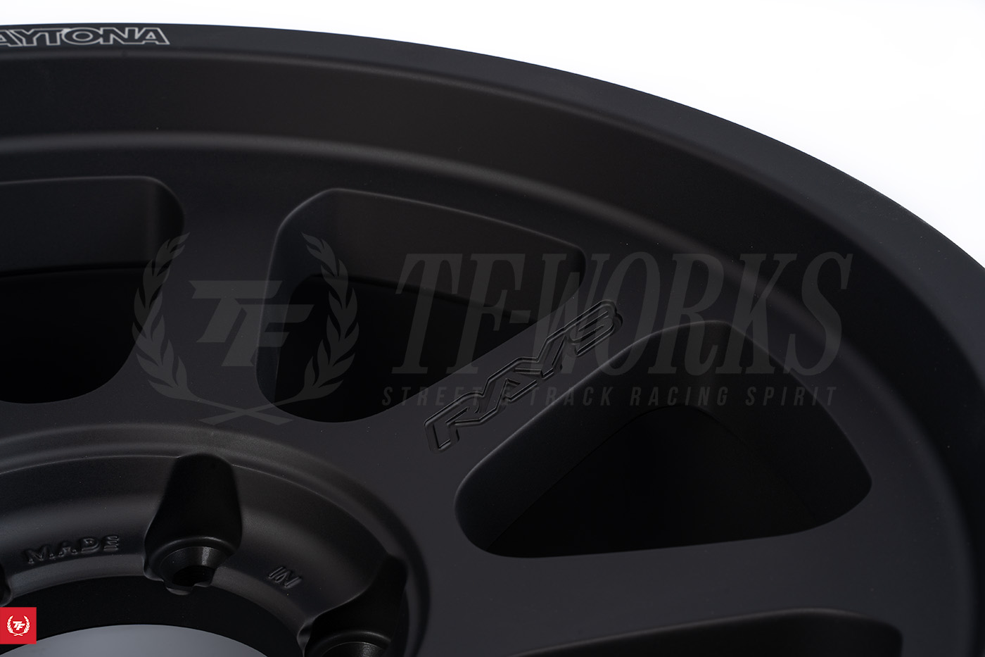 RAYS Team Daytona D108 6x139.7 Black Wheels - 18x8 +20 - Touge Factory