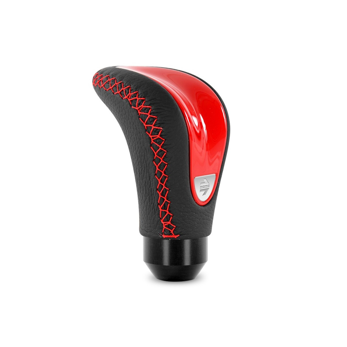 Momo - Combat Evo Black Leather Gear Changer Street Shift Knobs in