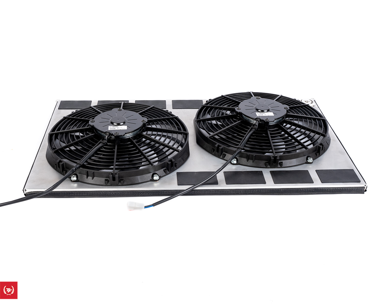 JZX90 / JZX100 Fan Shroud Kit with Dual 12" SPAL Fans + Dual Thermo