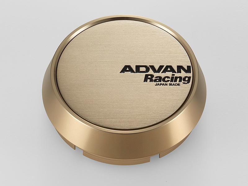 Advan 63mm Full Flat Centercap - White/Silver Alumite main image 1