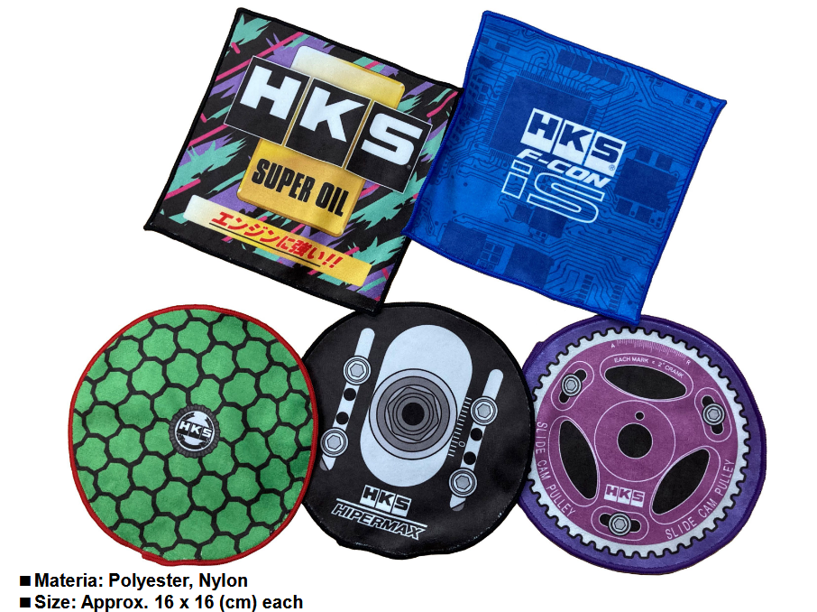 HKS MINI Microfiber Towel Variety Pack (5pcs) - Touge Factory