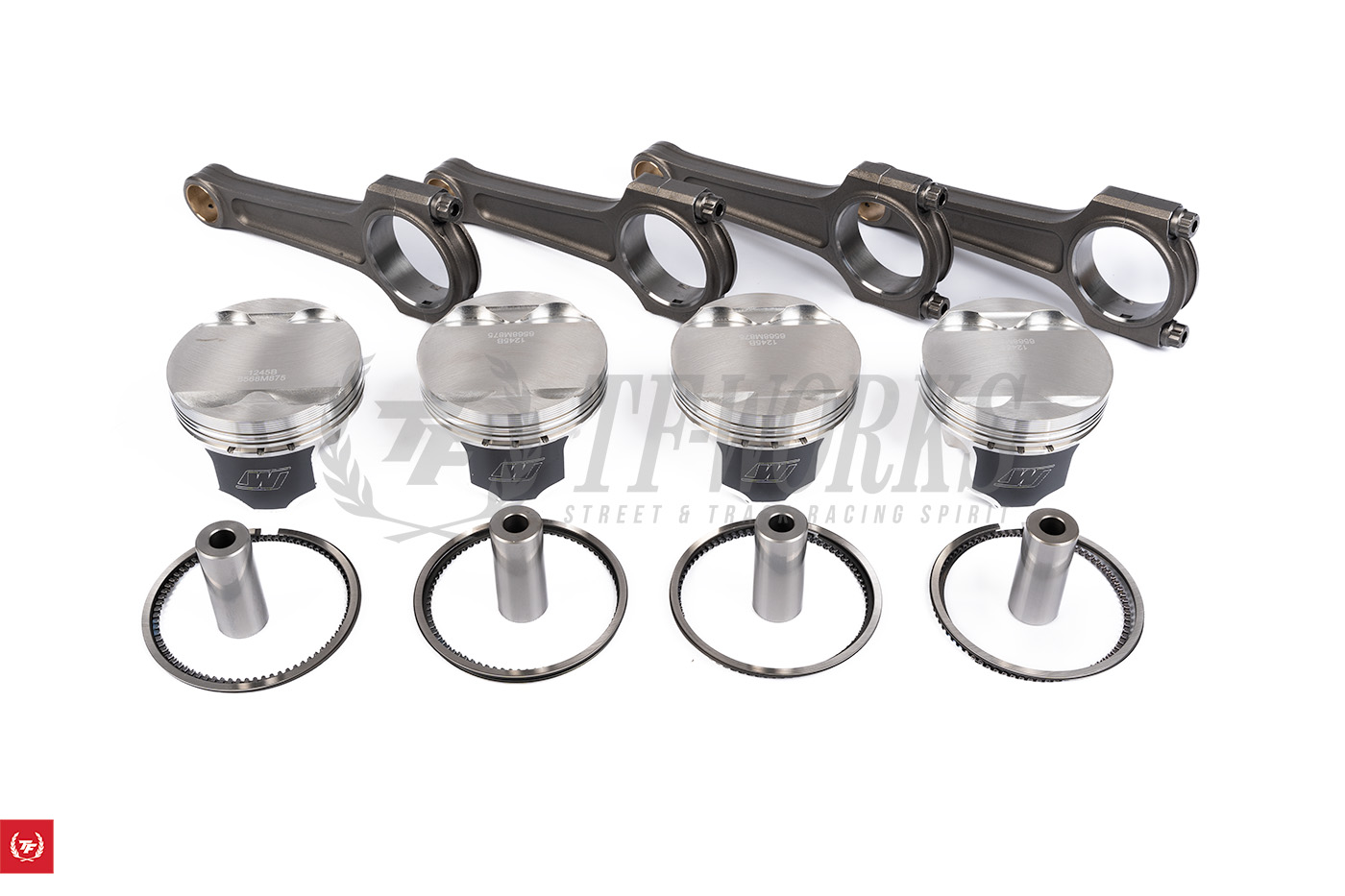 k24　２台セット K24 Engine Build Package - Wiseco Pistons, Manley Turbo Tuff