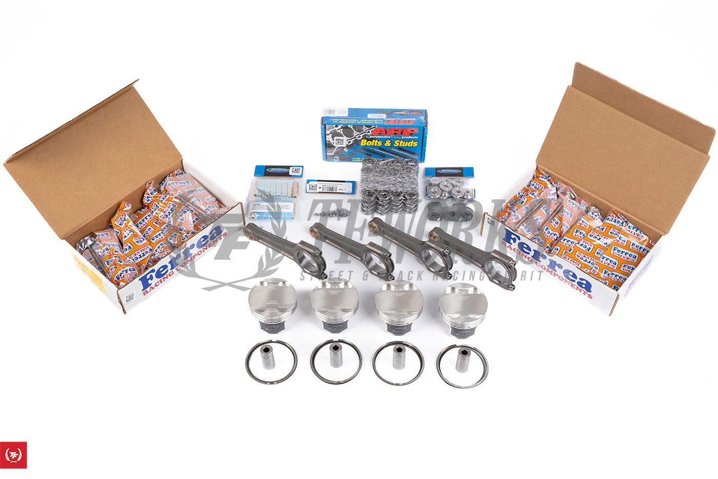 K24 Engine Build Package Wiseco Pistons, Manley Turbo Tuff Rods, Valvetrain, Head Stud Kit