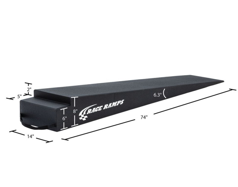 Race Ramps 8in. Extra Long Trailer Ramp - 6.3 Degree Approach Angle ...