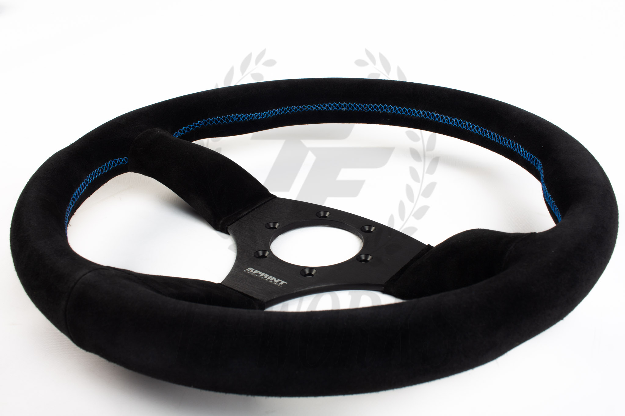 ATC SPRINT Semi-Deep Steering Wheel - 350MM Black Suede