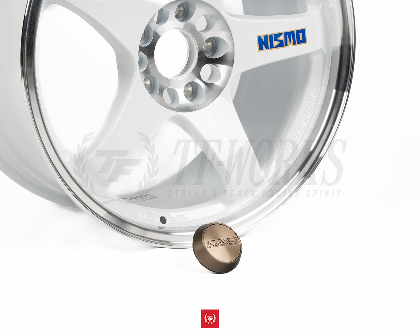 Nismo LMGT4 40th Anniversary Limited Wheels - White - Touge Factory